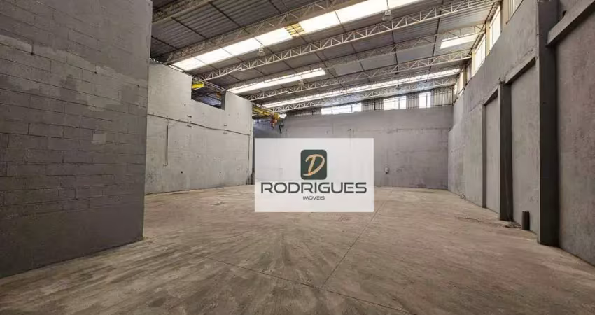 Galpão para alugar, 718 m² por r$ 15.500,00/mês - serraria - diadema/sp