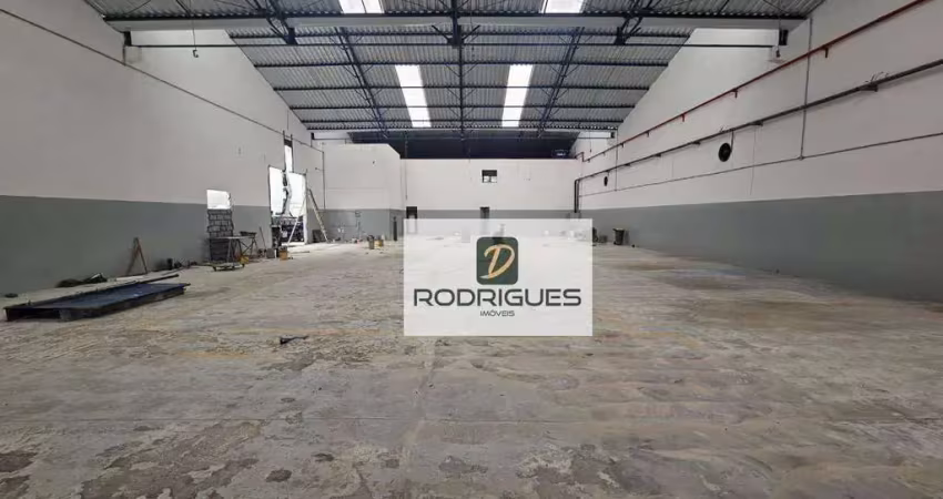 Galpão para alugar, 1074 m² por r$ 22.000/mês - vila conceição - diadema/sp