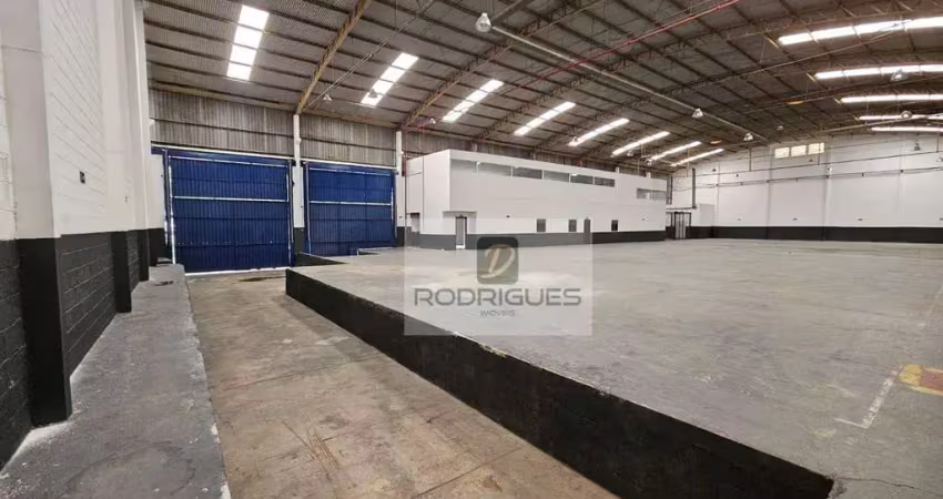 Galpão para alugar, 1800 m² por r$ 40.000,00/mês - serraria - diadema/sp