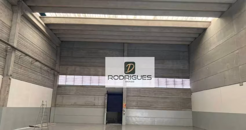 Galpão para alugar, 905 m² por r$ 35.000,00/mês - jardim portinari - diadema/sp
