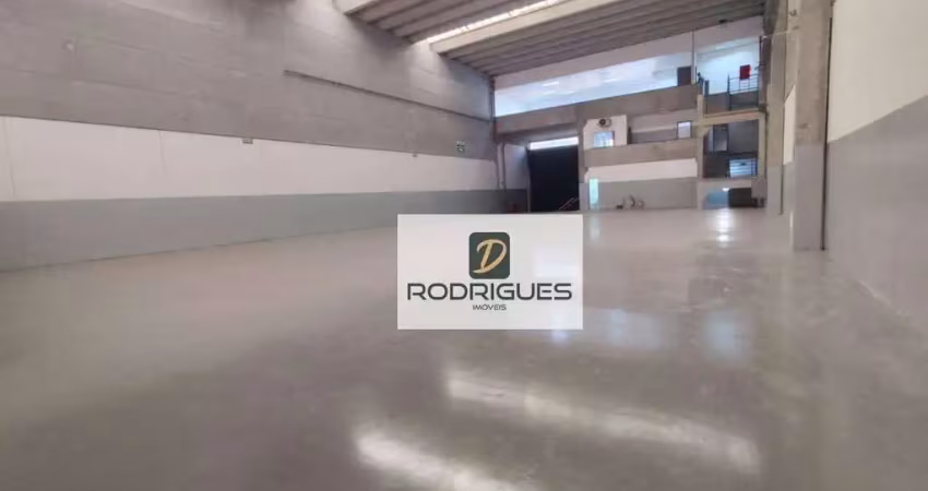 Galpão para alugar, 905 m² por r$ 28.000/mês - jardim portinari - diadema/sp