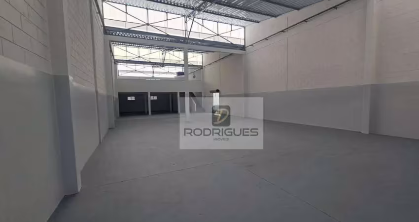 Galpão para alugar, 625 m² por r$ 20.000,00/mês - vila conceição - diadema/sp