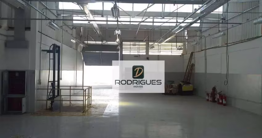 Galpão para alugar, 1301 m² por r$ 19.000,00/mês - jardim melo - são paulo/sp