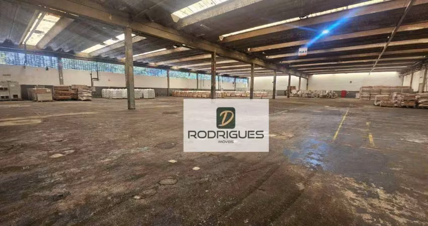 Galpão para alugar, 3000 m² por r$ 60.000/mês - piraporinha - diadema/sp