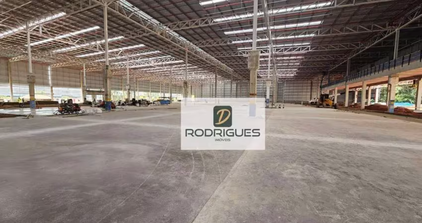 Galpão para alugar, 7457 m² por r$ 238.624,00/mês - casa grande - diadema/sp