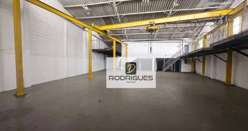 Galpão para alugar, 780 m² por r$ 20.000/mês - vila conceição - diadema/sp