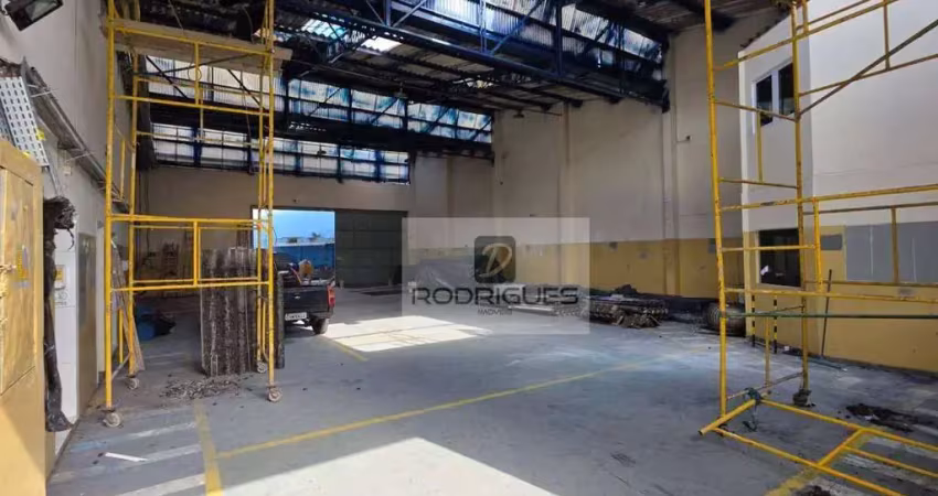 Galpão para alugar, 600 m² por r$ 13.000,00/mês - canhema - diadema/sp