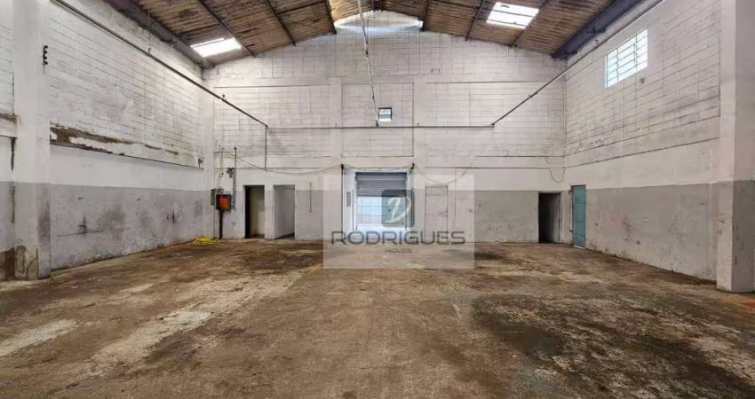 Galpão para alugar, 500 m² por r$ 9.426,19/mês - jardim ruyce - diadema/sp