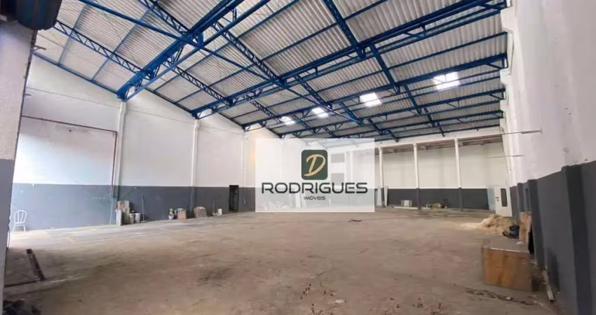 Galpão para alugar, 750 m² por r$ 25.000,00/mês - jardim maria helena(serraria) - diadema/sp