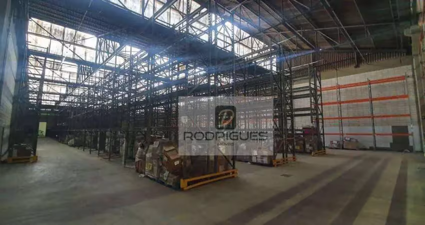 Galpão para alugar, 15000 m² por r$ 375.000,00/mês - utinga - santo andré/sp