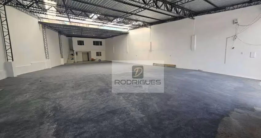 Galpão para alugar, 340 m² por r$ 11.000,00/mês - canhema - diadema/sp