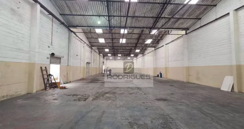 Galpão para alugar, 1750 m² por r$ 42.000,01/mês - campanário - diadema/sp