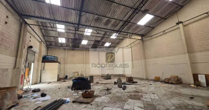 Galpão para alugar, 1750 m² por r$ 42.000,01/mês - campanário - diadema/sp