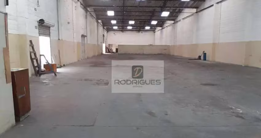 Galpão para alugar, 1750 m² por r$ 42.000,00/mês - campanário - diadema/sp