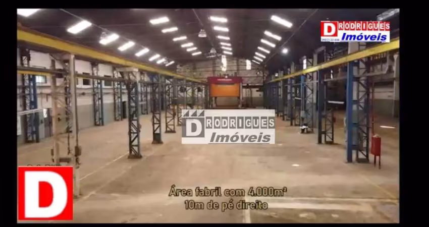 Galpão para alugar, 6000 m² por r$ 95.000,00/mês - centro - mauá/sp
