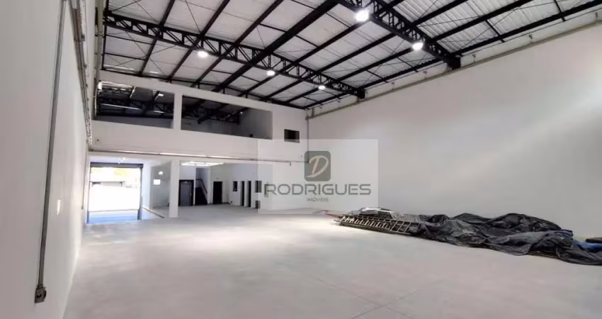 Galpão para alugar, 633 m² por r$ 28.500/mês - jardim são caetano - são caetano do sul/sp