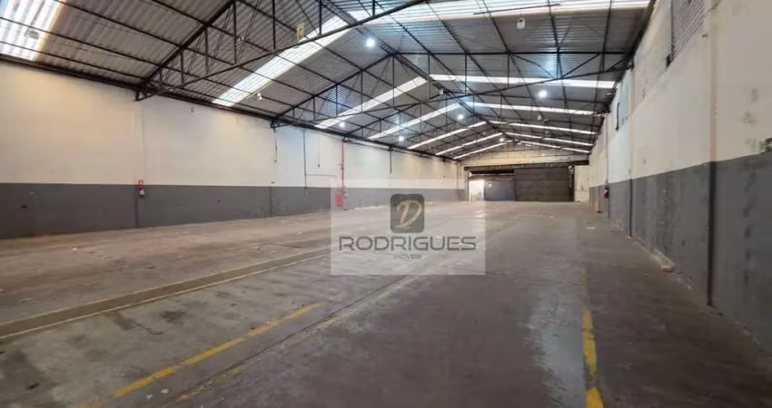 Galpão para alugar, 1500 m² por r$ 50.000,00/mês - jordanópolis - são bernardo do campo/sp