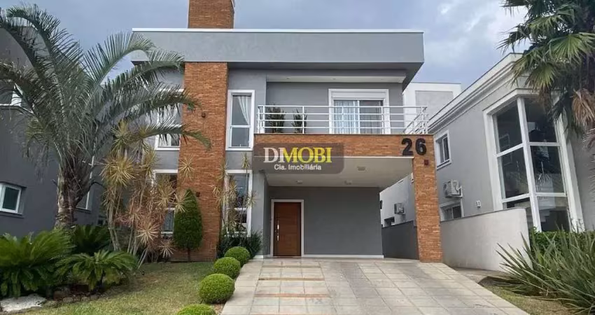 Sobrado com 3 dormitórios para alugar, 250 m² por r$ 17.080,00/mês - alphaville - gravataí/rs