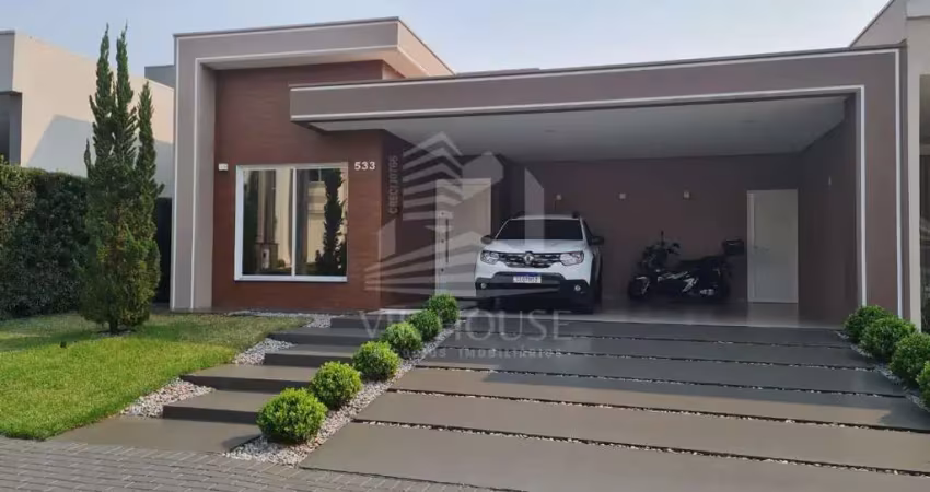 Casa térrea mobiliada à venda no condomínio residencial safira