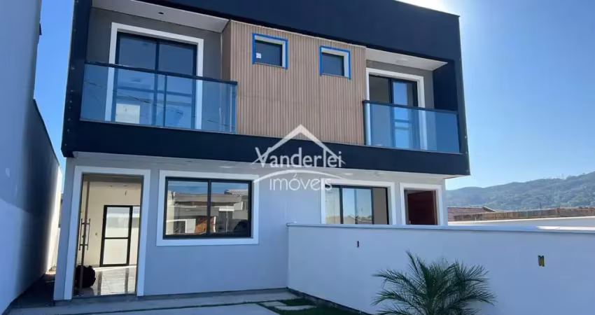Sobrado no lot vale verde com 02 quartos, sendo 02 suites no bairro bela vista em palhoça -sc