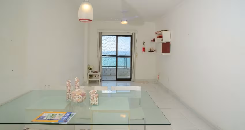 Apto frente a praia com sacada - Solemar - Praia Grande