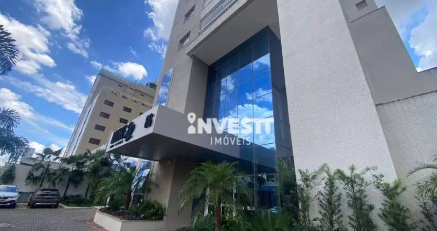 Apartamento com 1 dormitório para alugar, 45 m² - setor oeste - goiânia/go