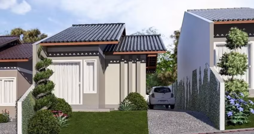 Casa com 2 dormitórios, amplo terreno bairro mulde em indaial