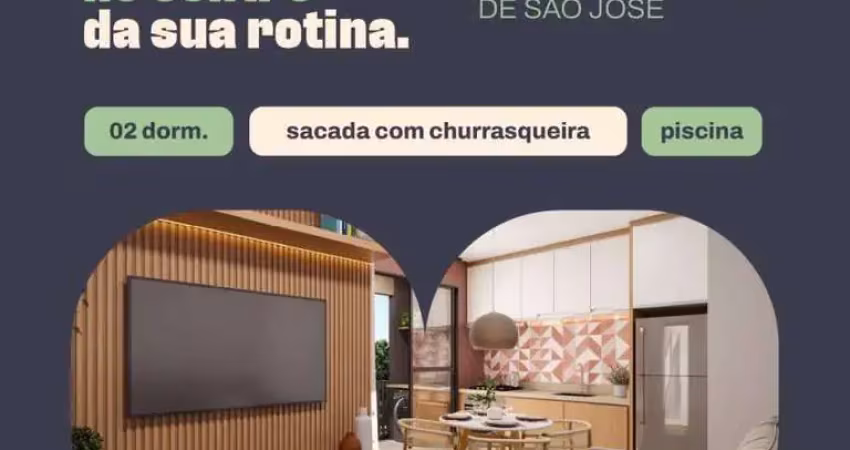 Apartamento com 2 quartos à venda na Rua Harry Feeken, Boneca do Iguaçu, São José dos Pinhais
