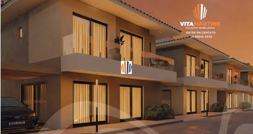 LANÇAMENTO - Casa em Condomínio de 4 quartos à venda no Portinho em Cabo Frio/RJ por R$ 1.380.000,00