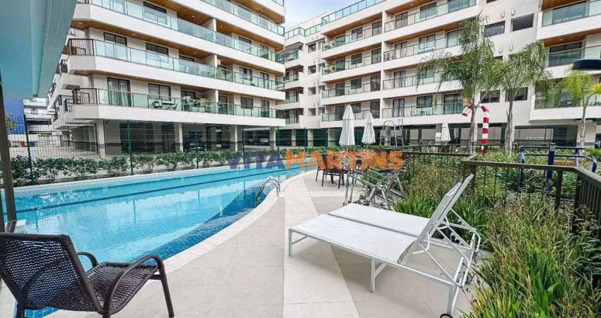 Apartamento Novo com 3 Quartos, Vista para a Praia - Vila Nova, Cabo Frio