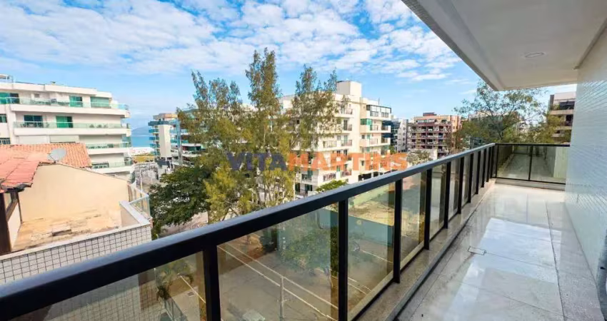 Apartamento novo com 4 quartos (2 suítes), vista mar na vila nova - barramares xxi em cabo frio, por r$1.800.000,00