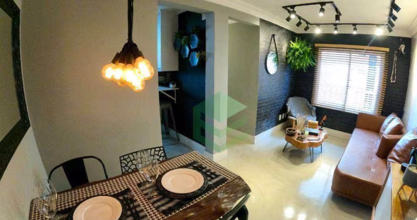 Apartamento com 2 dormitórios à venda, 50 m² por R$ 370.000,00 - Parque Erasmo Assunção - Santo André/SP