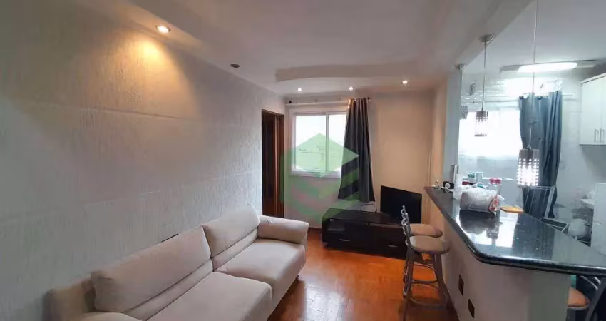 Apartamento com 1 dormitório à venda, 41 m² por r$ 280.000,00 - jardim do mar - são bernardo do campo/sp