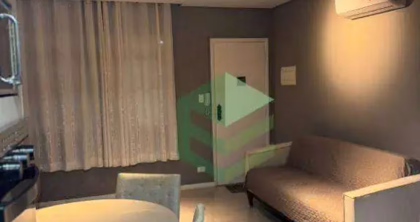Apartamento com 1 dormitório à venda, 72 m² por r$ 350.000 - canto do forte - praia grande/sp