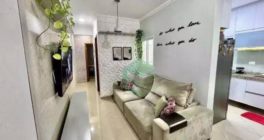 Cobertura com 2 dormitórios à venda, 128 m² por r$ 580.000 - vila scarpelli - santo andré/sp