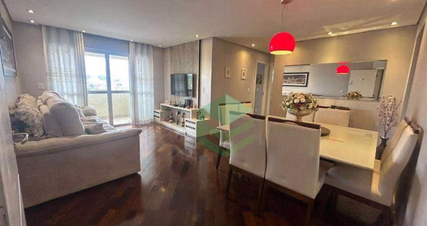 Apartamento com 2 dormitórios à venda, 76 m² por R$ 550.000 - Vila Camilópolis - Santo André/SP