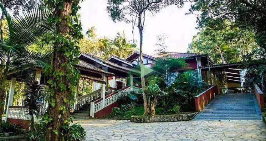 Chácara com 1 dormitório à venda, 9000 m² por r$ 2.300.000 - jardim tupã - são bernardo do campo/sp