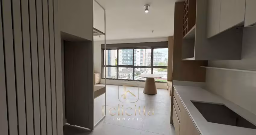Apartamento studio, mobiliado, à venda, no bairro estreito em florianópolis-sc