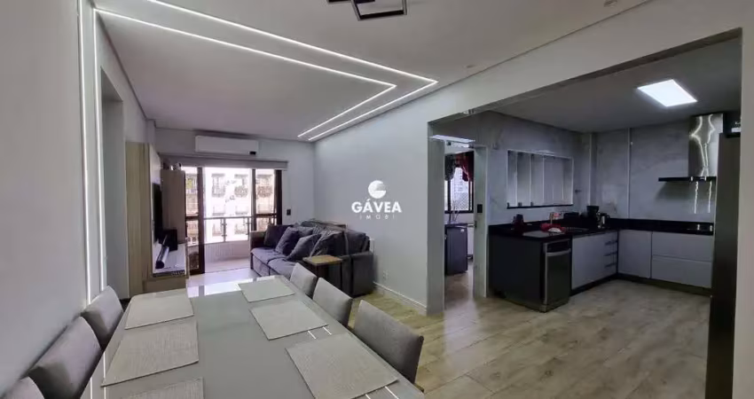 Apartamento com 2 quartos vista livre - na ponta da praia em santos