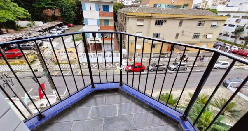 Flat com 1 quarto à venda no Centro, São Vicente 
