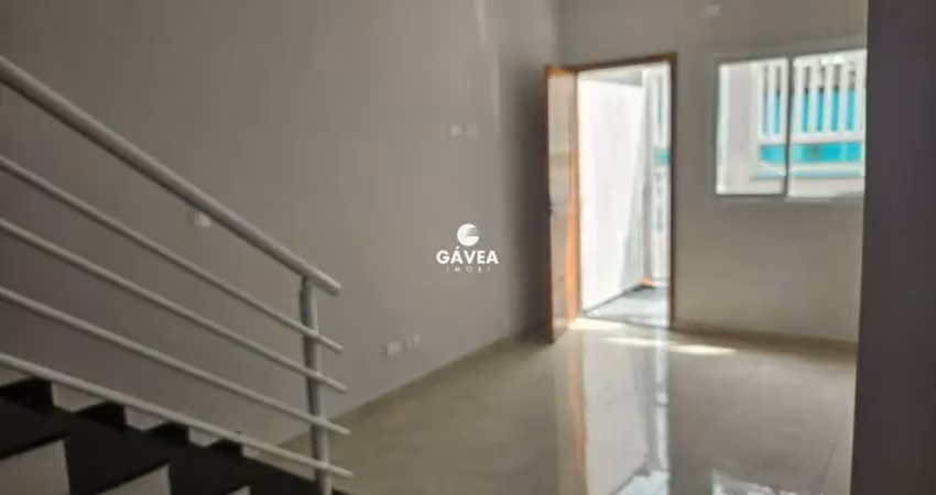 Casa nova com 3 quartos, próximo a praia na aviação em praia grande.