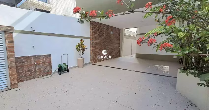 Casa sobreposta alta com 3 dormitórios a venda no embaré / santos