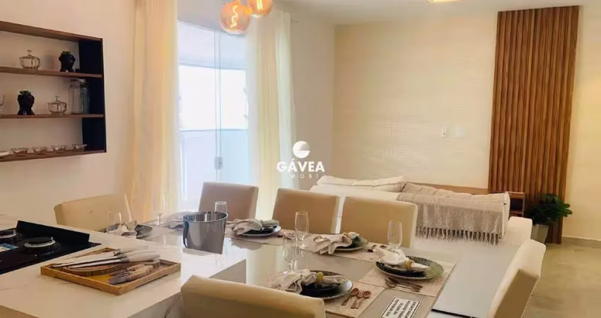 Apartamento 3 quartos, vista mar, lazer completo, astúrias, guarujá