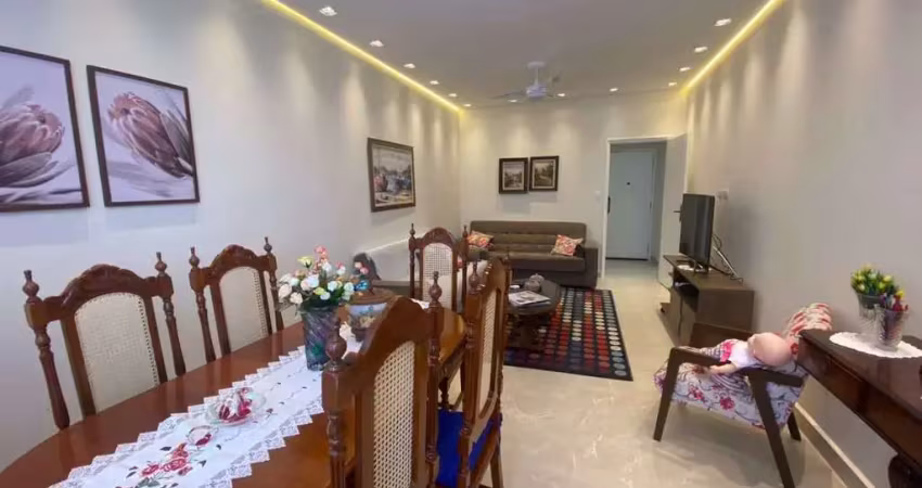 Apartamento com vista mar 2 dormitorios todo reformado - itararé são vicente