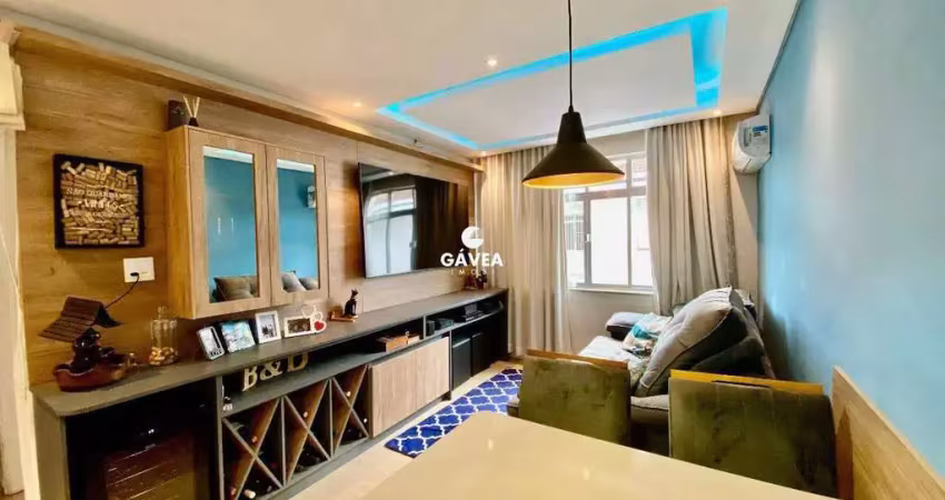 Apartamento com 03 dormitórios, à venda, no bairro da encruzilhada em santos