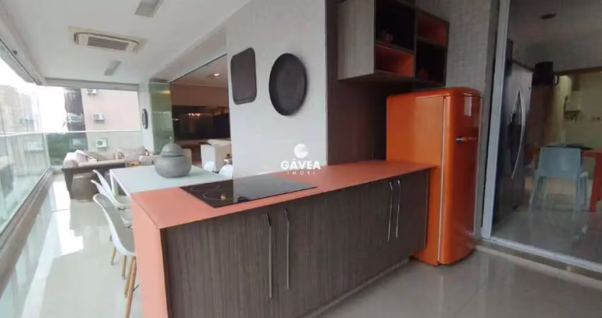 Apartamento com 4 quartos para alugar no Embaré, Santos 