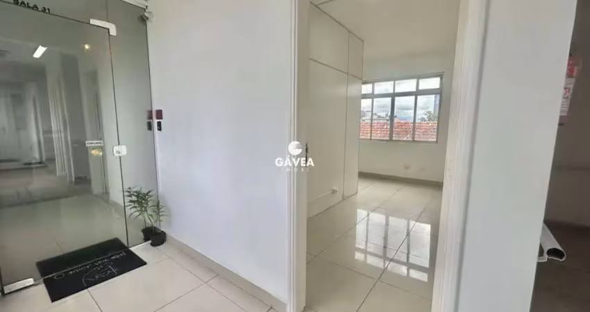 Sala comercial para aluguel no encruzilhada em santos.