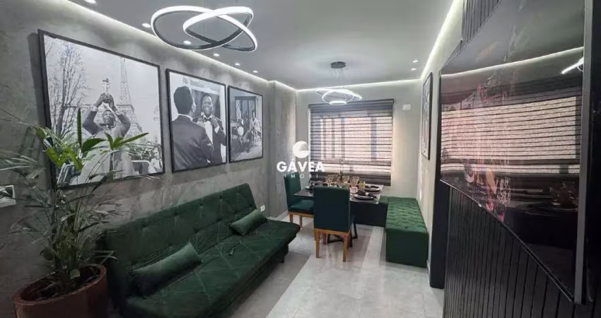 Apartamento com 2 dormitórios sendo 1 suíte, à venda no bairro da vila belmiro em santos