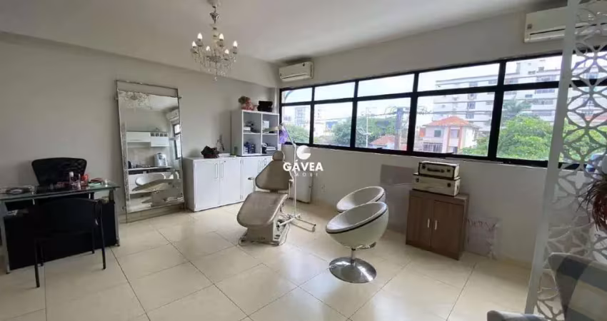 Sala comercial à venda no bairro do macuco em santos