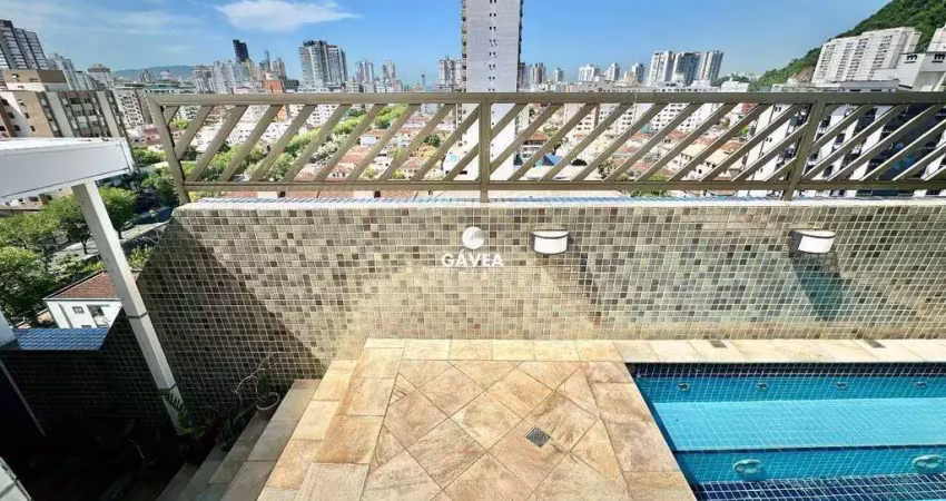 Cobertura com 3 quartos à venda no Marapé, Santos 